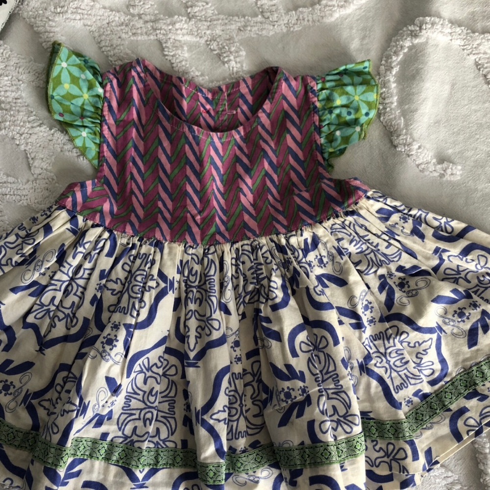 EUC Platinum MaryJane patchwork dress #5/11